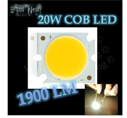 20W 1900LM Cool White COB LED chip = Perfect for flood lights & reefkeeping -FREE SHIPPING OPTION