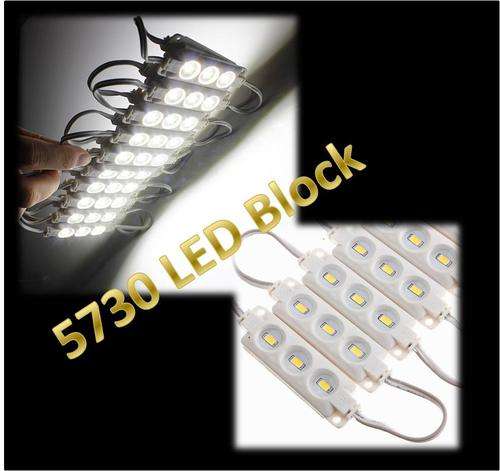 SAMSUNG 5730 Waterproof Cool White LED blocks * HEAVY DUTY * Eyeball blistering goodness!