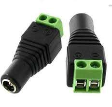 2.1mm Small Female plug Adapter Terminal wire connectors for CCTV / LED & wire * Local Stock