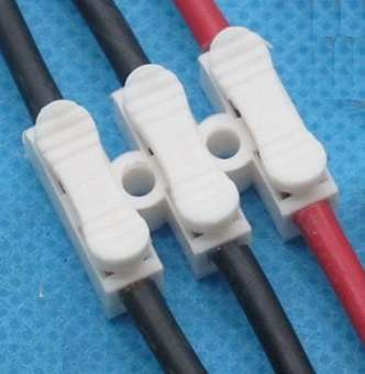 3 wire Spring Connector  perfect for LED strips & CCTV