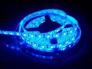 5050 Led Strip Light 60 Led p/mtr-14.4W p/mtr -Blue-IP65 Water Resistant-Price p/5mtr