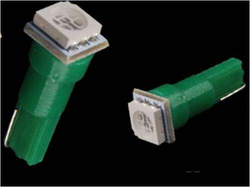 Green 5050 LED SMD T5 17 18 37 70 73 Wedge Side Instrument Light  - Dashboard