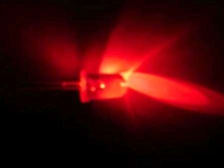 Flashing ON/OFF 5mm LED - RED***Alarm LED