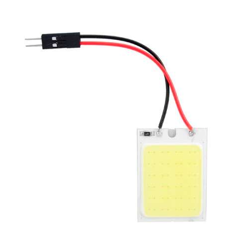 Universal interior car Cool White LED panel - 6W COB LED Bright glowy  LED with 3 light fittings!!!
