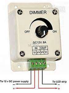 Manual LED strip dimmer 96 Watt 12V DC 8A* Local Stock