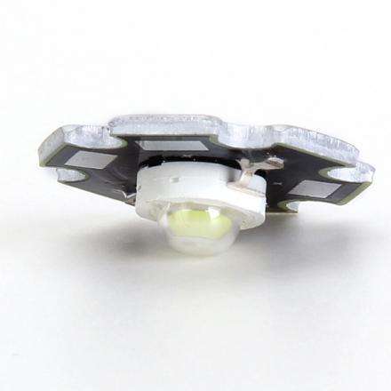 3W Warm White Grow LED chip 3000-3500K on Heat Sink base plate **Local Stock