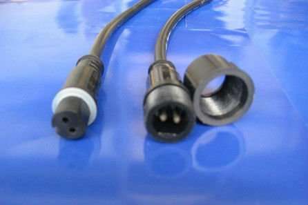 Waterproof 2 pin Male & Female connector with 15cm wire