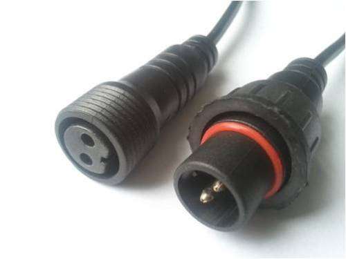 Waterproof 2 pin Male & Female connector with 15cm wire
