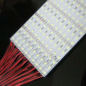 Samsung 5630 12Vdc open IP20  Aluminium Rigid Grow (Red & Blue) 1000mm strip ** In Stock