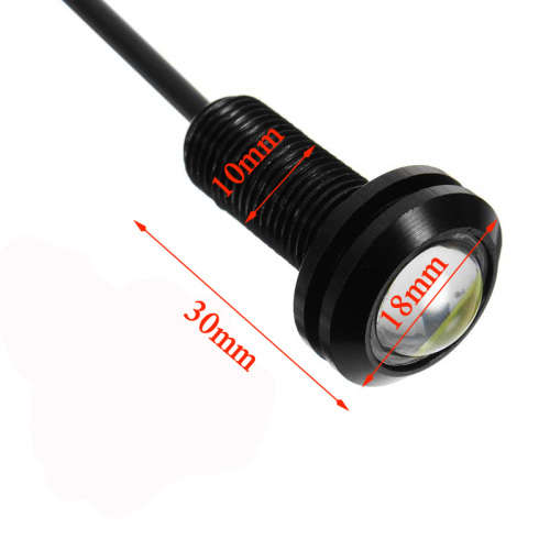 18MM Waterproof 3W Led Eagle Eye DRL Daytime Car lights
