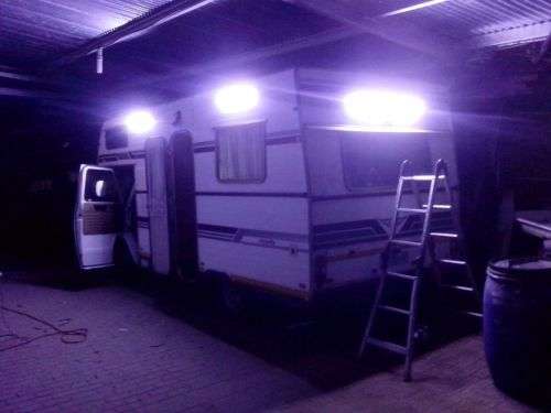 1000mm 5630smd Cool White LED strip with switch and crocodile clips