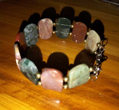 Beautiful Jasper bracelet. B16