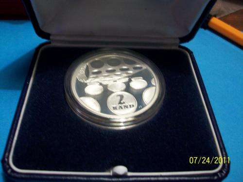 R2 1OZ SILVER PROOF 1992 COIN TECHNOLOGY