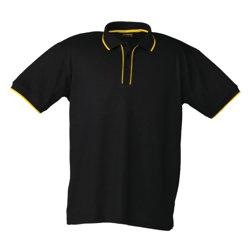 MENS PIPING GOLFER - VARIOUS COLOURS - XL TO 5 XL