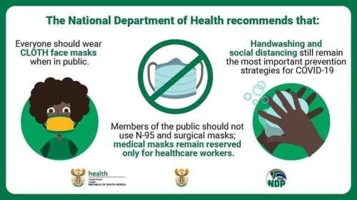 Washable Polyester Twirl Facial Mask