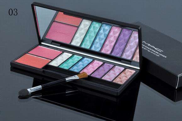 Mac 7 Colour Eye Shadows & 2 Blushers Palette - Massive Stock Clearance Sale - 03