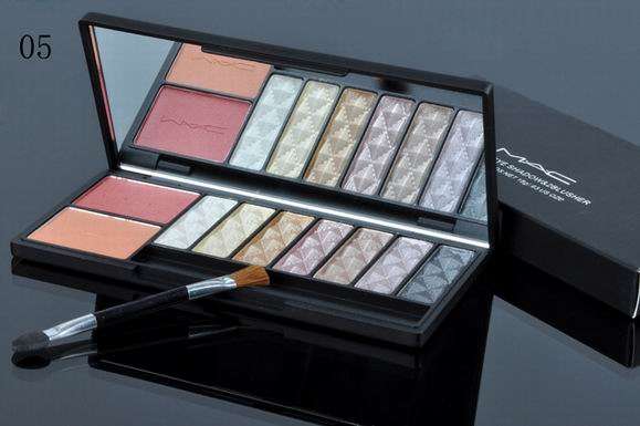 Mac 7 Colour Eye Shadows & 2 Blushers Palette - Massive Stock Clearance Sale - 05