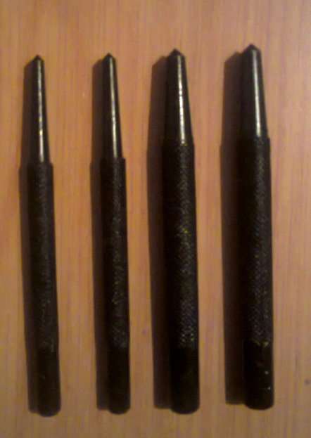 4 Piece Centre Punch Set