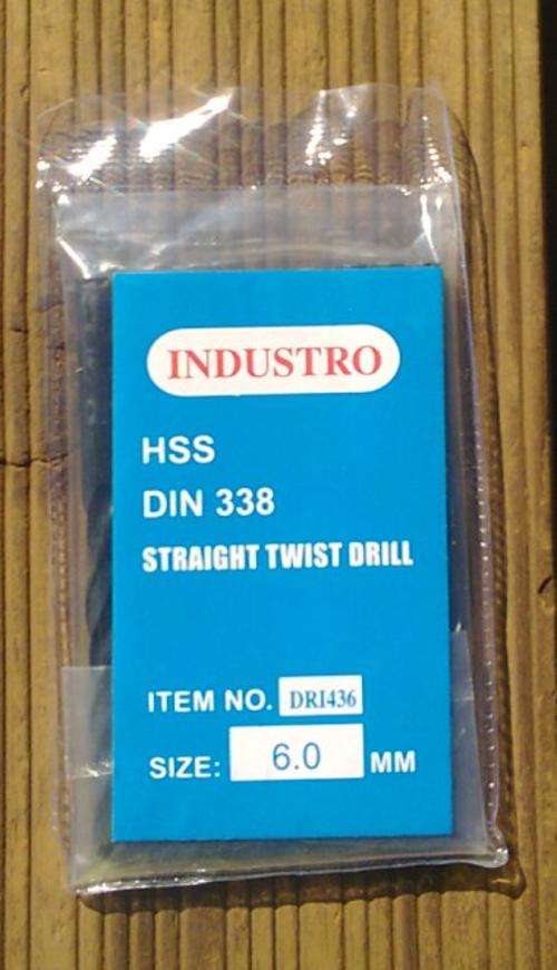 10 x 6.0mm HSS Drill bits