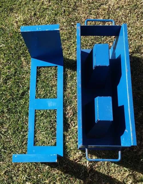 Block mould with insert