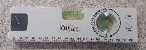 Combo Level (magnetized), tape measure and angle finder