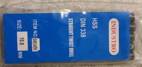 5 x 10mm HSS drill bits (1 pack of 5 Drill bits)