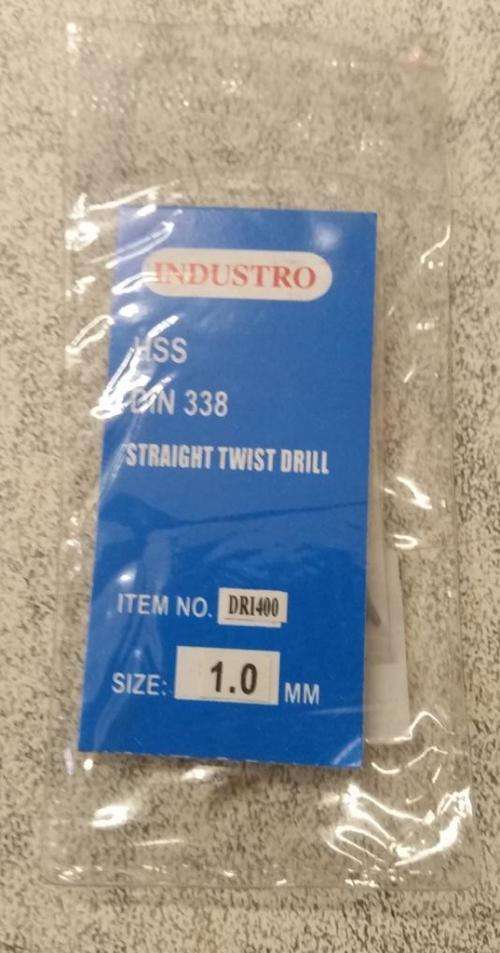 10 x 1.0mm HSS drill bits (1 pack of 10 Drill bits)