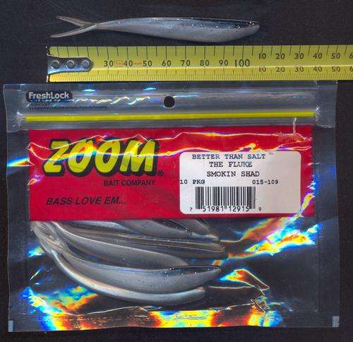 ZOOM "THE FLUKE SMOKIN SHAD"