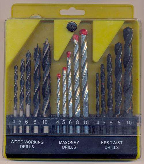15 Piece Combination Drill Bit Set