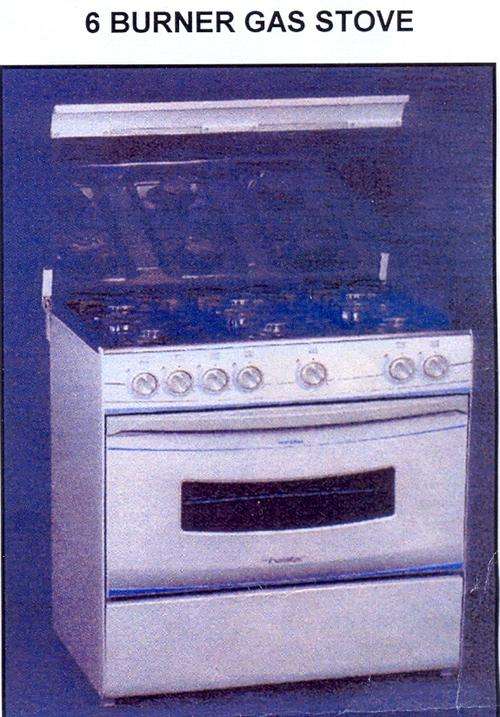 6 Burner gas stove