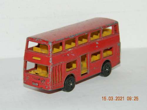 CORGI JUNIOR - WHIZZWHEELS  - DAIMLER FLEETLINE DOUBLE DECKER