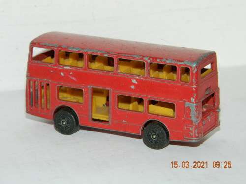 CORGI JUNIOR - WHIZZWHEELS  - DAIMLER FLEETLINE DOUBLE DECKER