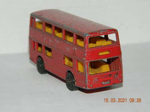 CORGI JUNIOR - WHIZZWHEELS  - DAIMLER FLEETLINE DOUBLE DECKER