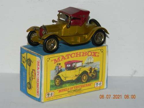MATCHBOX -  MODELS OF YESTERYEAR  -  Y6 -  1913 CADILLAC