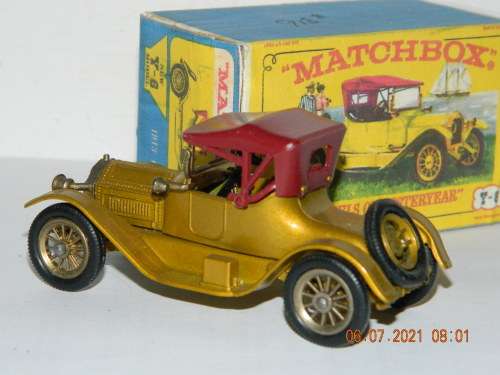 MATCHBOX -  MODELS OF YESTERYEAR  -  Y6 -  1913 CADILLAC
