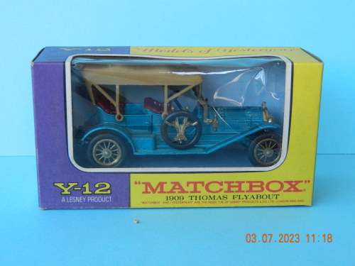 MATCHBOX -  MODELS OF YESTERYEAR  -  Y12  -  1909  THOMAS FLYABOUT