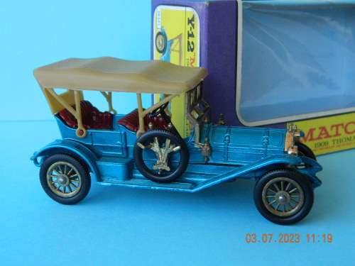 MATCHBOX -  MODELS OF YESTERYEAR  -  Y12  -  1909  THOMAS FLYABOUT
