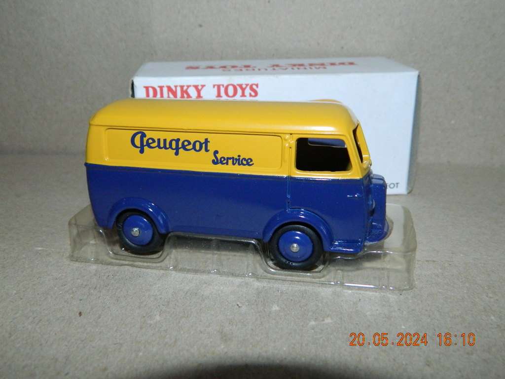 DEAGOSTINI DINKY TOYS  -  25B  -  FOURGO`N TOLE PEUGEOT