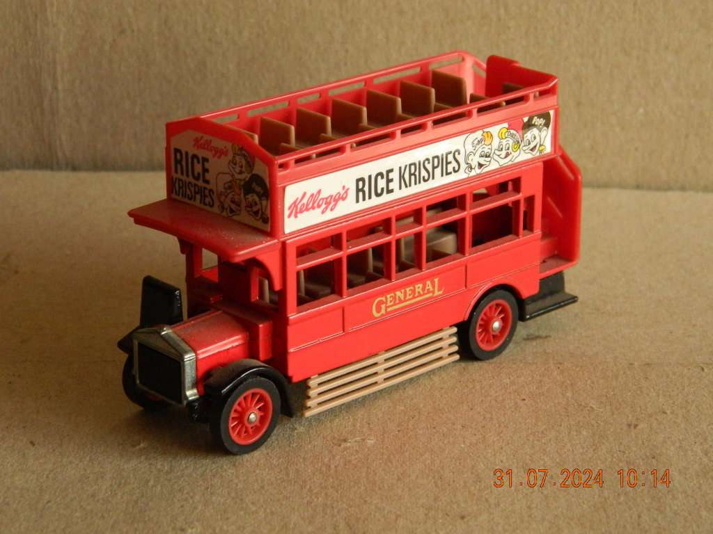 MATCHBOX -  MODELS OF YESTERYEAR  -  Y23  -  1922  - A.E.C. 'S' TYPE BUS