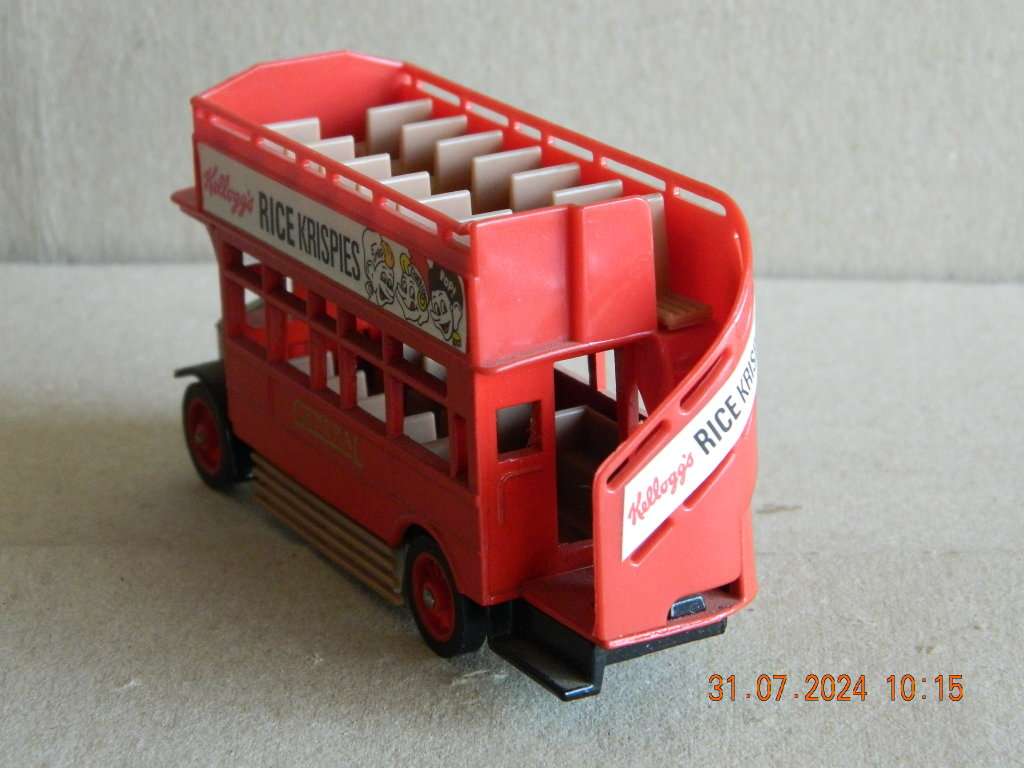 MATCHBOX -  MODELS OF YESTERYEAR  -  Y23  -  1922  - A.E.C. 'S' TYPE BUS