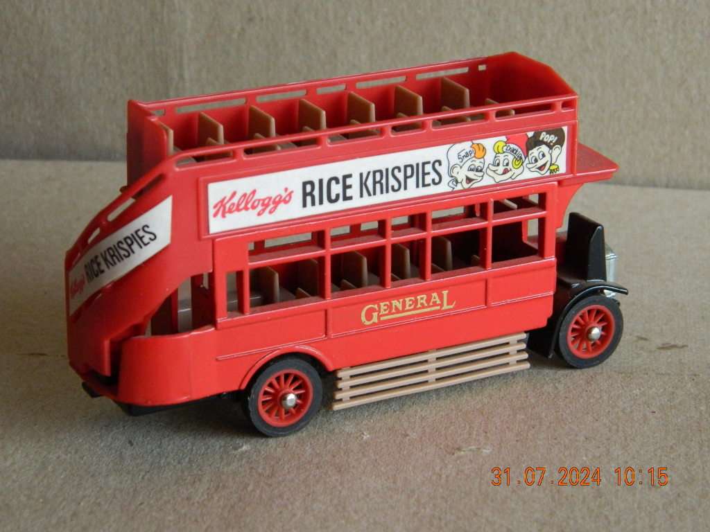 MATCHBOX -  MODELS OF YESTERYEAR  -  Y23  -  1922  - A.E.C. 'S' TYPE BUS