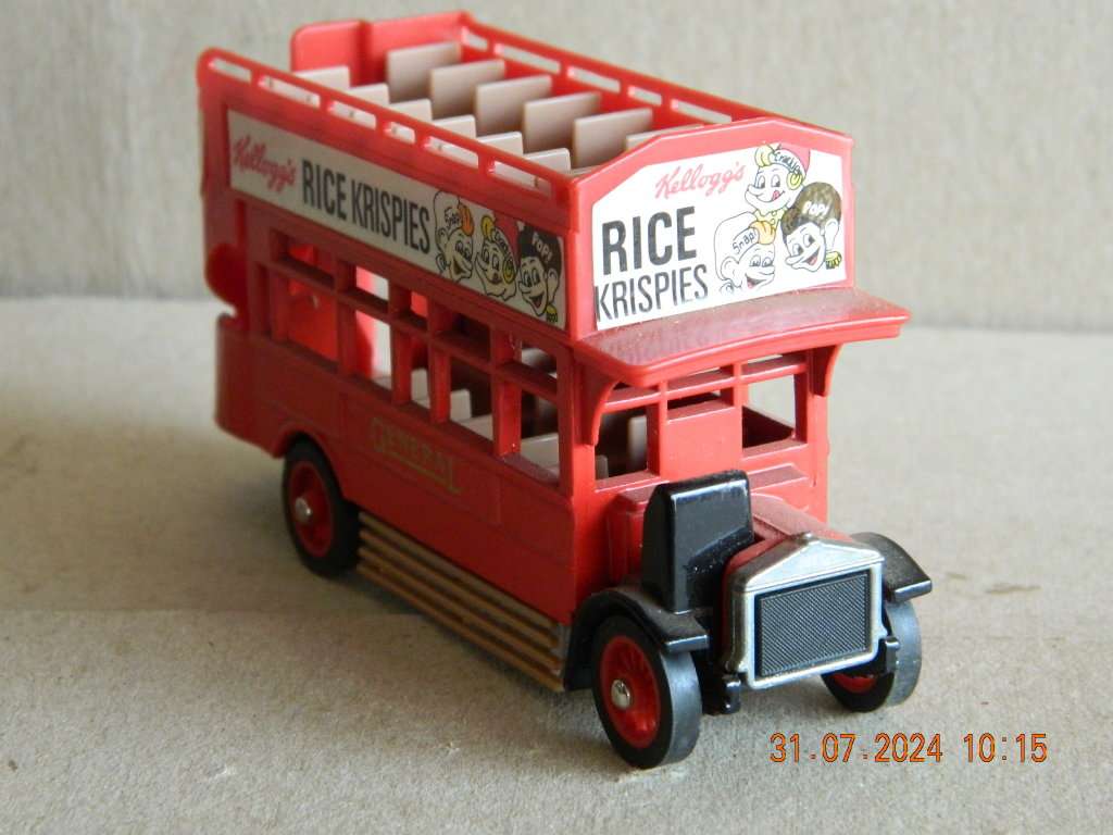 MATCHBOX -  MODELS OF YESTERYEAR  -  Y23  -  1922  - A.E.C. 'S' TYPE BUS