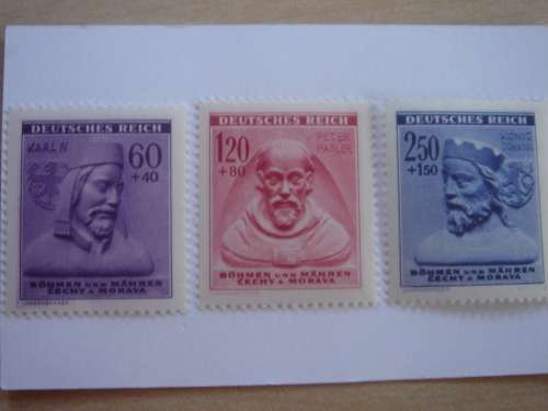 1943 Deutsches Reich Boehmen & Maehren MiNr 114-116 MNH