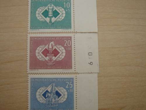1960 DDR MiNr 786-788 MNH with border