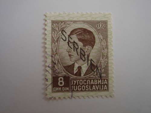1941 Deutsches Reich Serbien MiNr 11 used, stamped