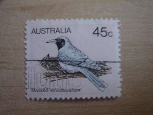 1980 Australia - Masked Woodswallow 45c used, stamped