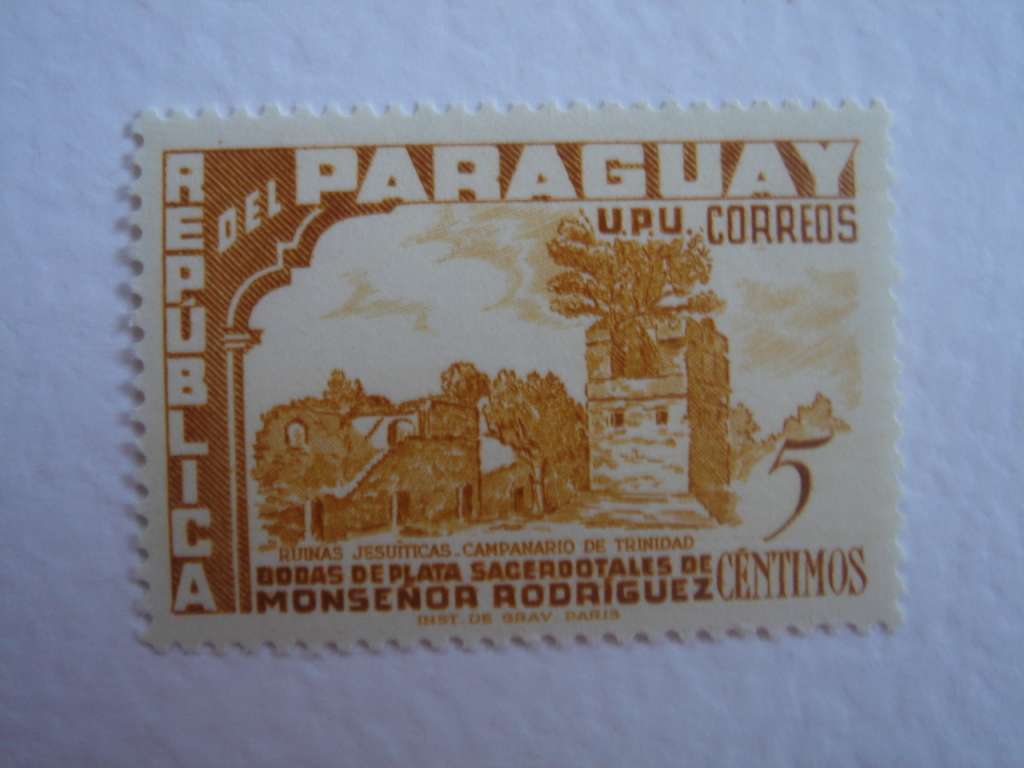 1955 Paraguay - Silver Jubilee of M. Rodriguez 5 C MNH