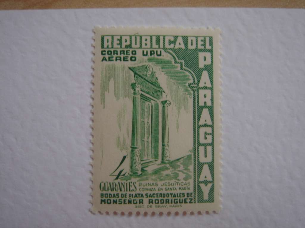 1955 Paraguay - Silver Jubilee of Rodriguez 4 G Air MNH