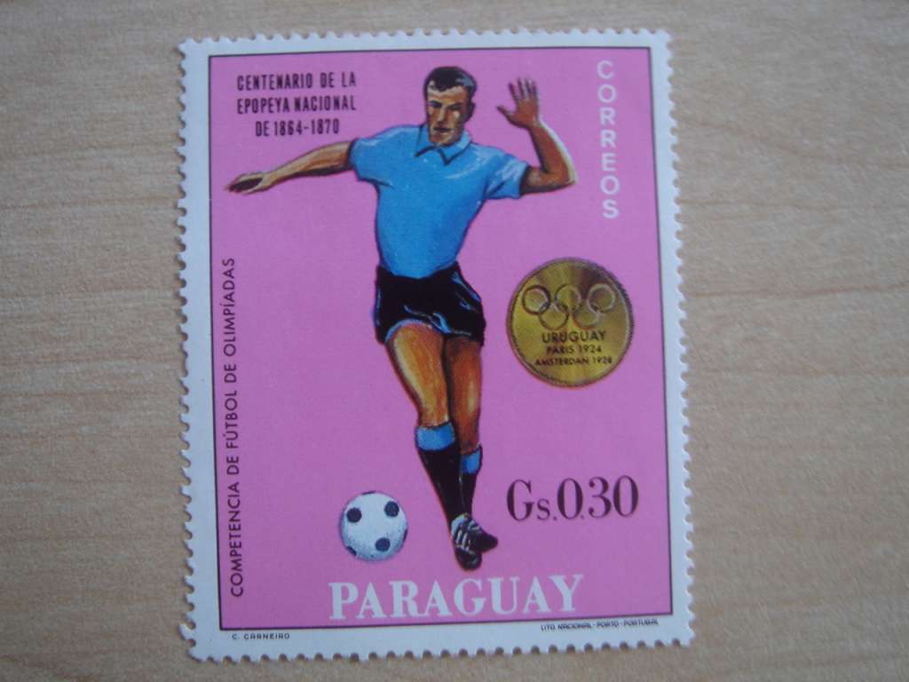 1969 Paraguay - Centenario de Futbol Gs 0.30 MNH