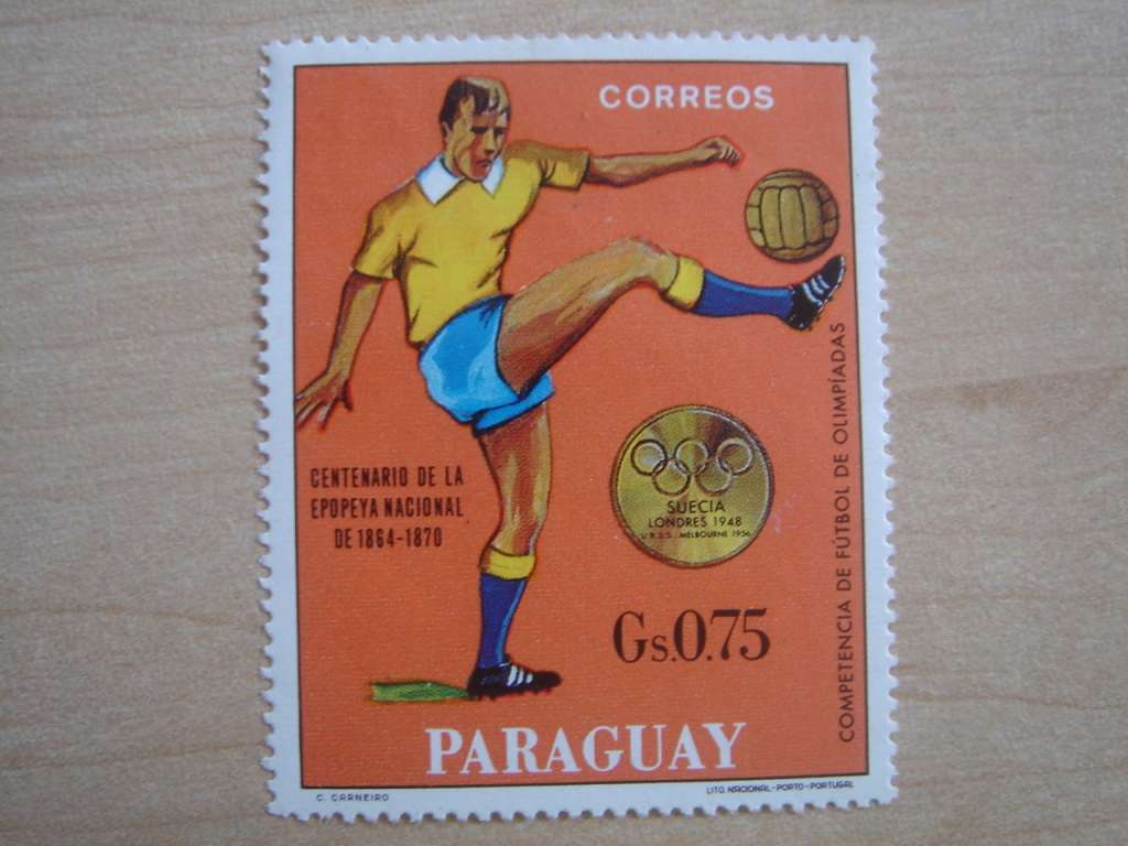 1969 Paraguay - Centenario de Futbol Gs 0.75 MNH